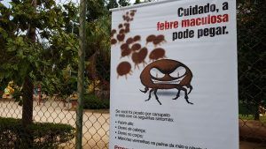 Parque em Vinhedo (SP) com informações sobre a doença. Há carrapatos no local