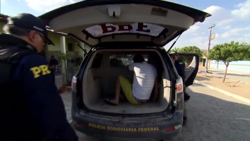 Na Paraíba, o momento da 14ª prisão do traficante de animais condenado por lavagem de dinheiro