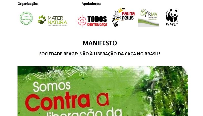 Capa do manifesto: adesões do país todo