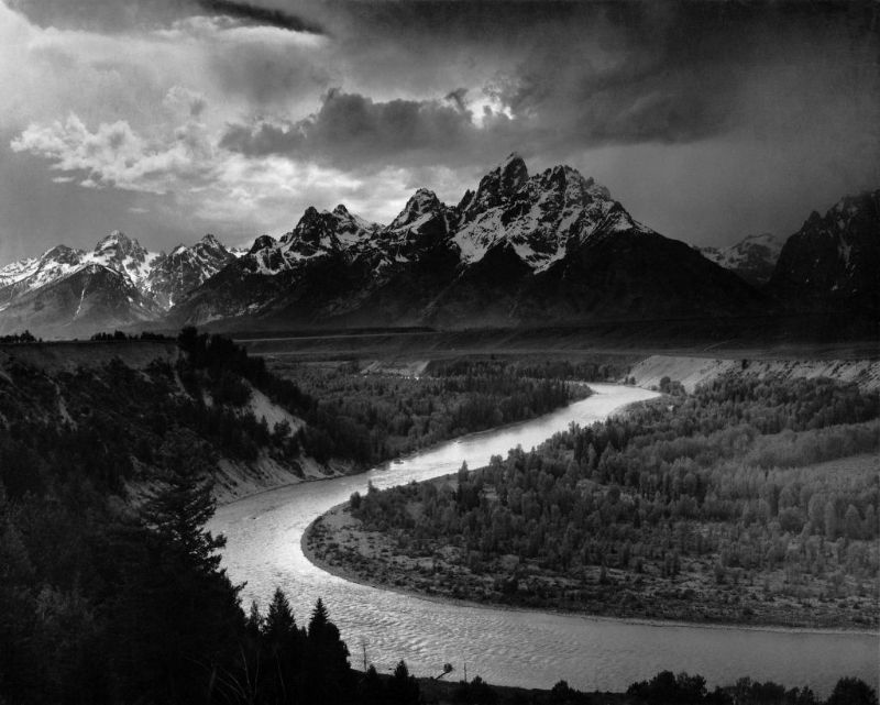 The Tetons and the Snake River (1942), tirada no Grand Teton National Park, em Wyoming, EUA